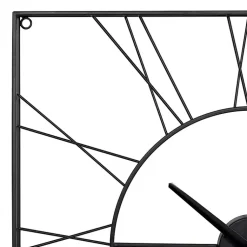 Kirklands Home Minimal Square Open Face Clock Black Online