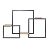 Kirklands Home Black Modern Geometric Wall Shelves Discount