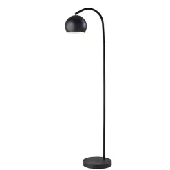 Kirklands Home Modern Globe Shade Floor Lamp Black Discount