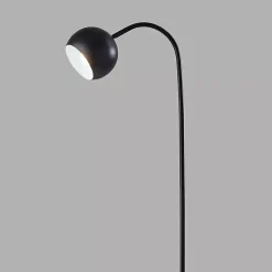 Kirklands Home Modern Globe Shade Floor Lamp Black Discount