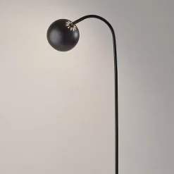 Kirklands Home Modern Globe Shade Floor Lamp Black Discount