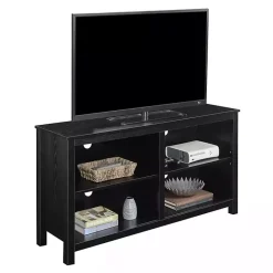 Kirklands Home Montana 4-Shelf Media Cabinet Black Best
