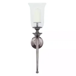 Sconces>Kirklands Home Black Nickel Bell Sconce