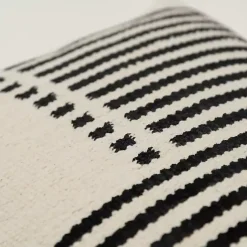 Pillows>Kirklands Home Offset Colorblock Stripe Throw Pillow Black