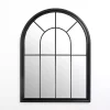 Kirklands Home Black Paned Iron Wall Mirror Discount