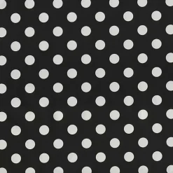 Kirklands Home Polka Dot Outdoor Chaise Cushion Black Clearance