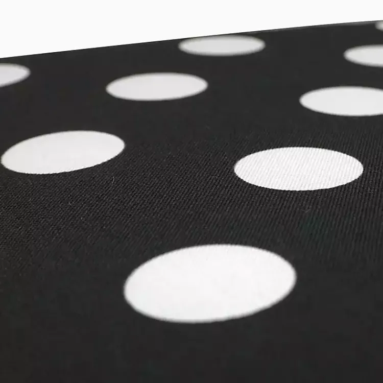 Kirklands Home Polka Dot Wicker Chair Cushions, Set of 2 Black Online