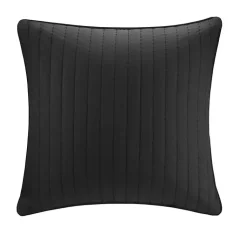 Kirklands Home Quilted Euro Sham Black Sale