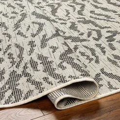 Kirklands Home Black Ravello Outdoor Rug, 6x9 Best