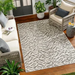 Kirklands Home Black Ravello Outdoor Rug, 7x10 Online