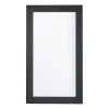 Kirklands Home Black Rectangular Wood Wall Mirror, 24x42 in. Online