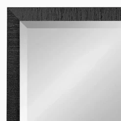 Kirklands Home Black Reyna Rectangle Wall Mirror Hot