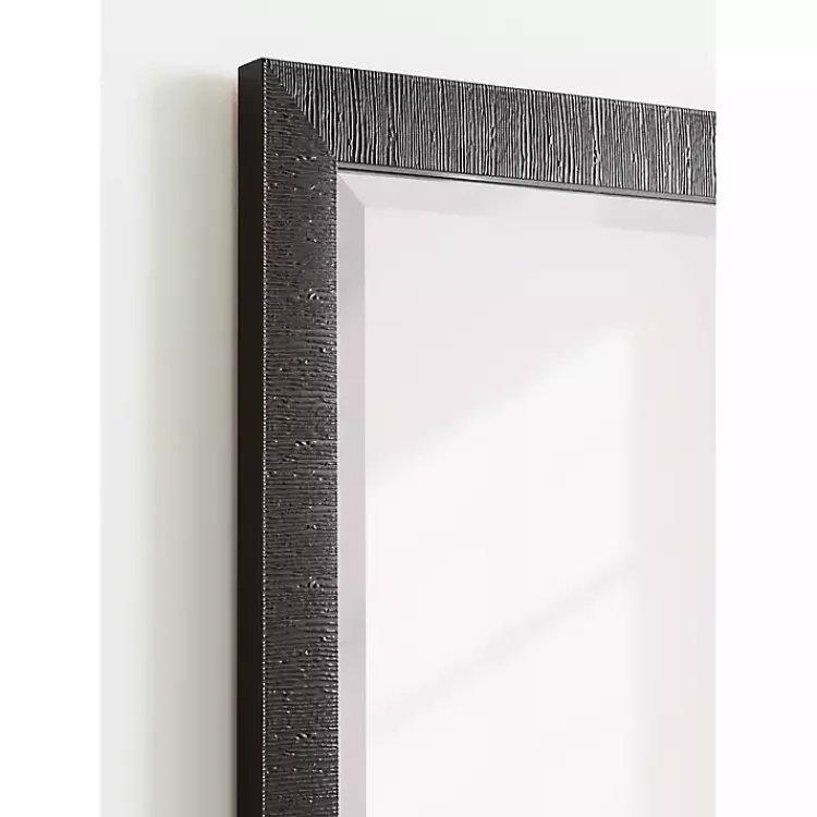 Kirklands Home Black Reyna Rectangle Wall Mirror Hot
