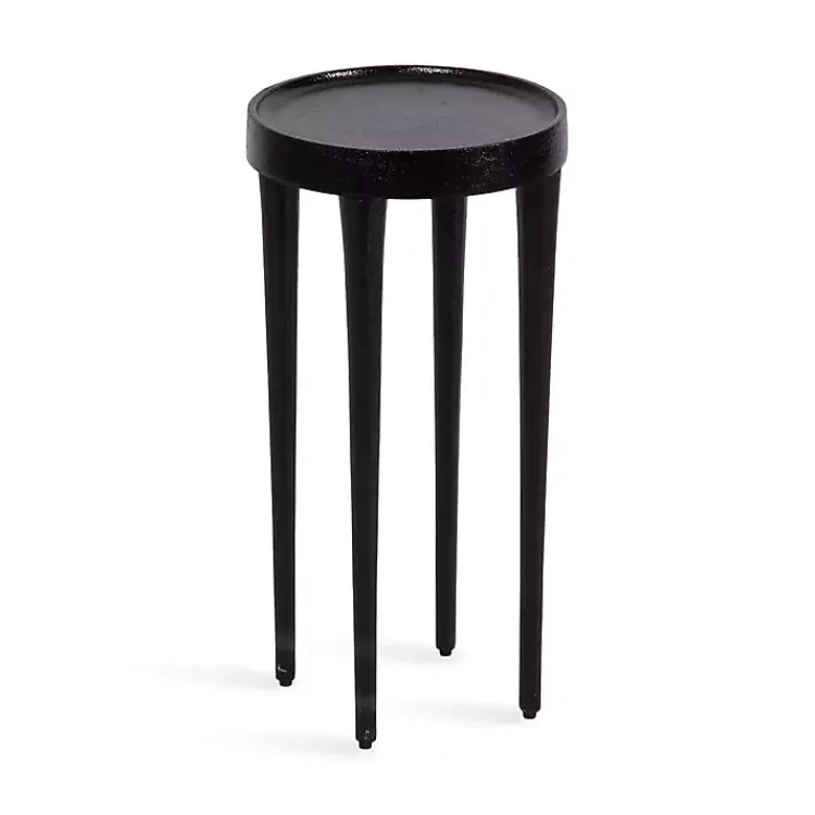 Kirklands Home Round Modern Cocktail Table Black Best