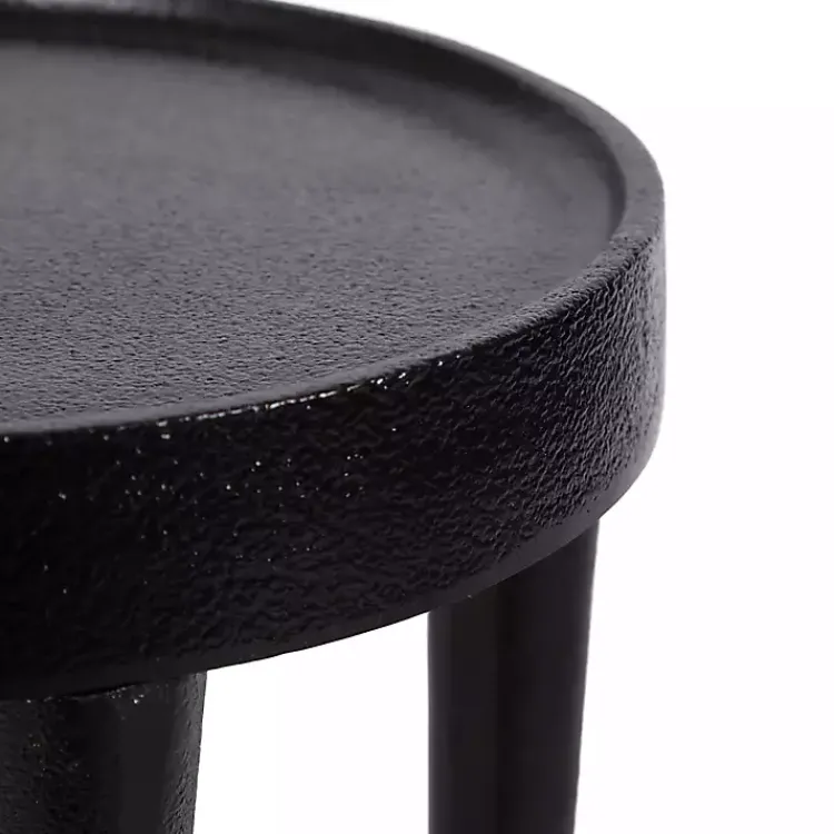 Kirklands Home Round Modern Cocktail Table Black Best