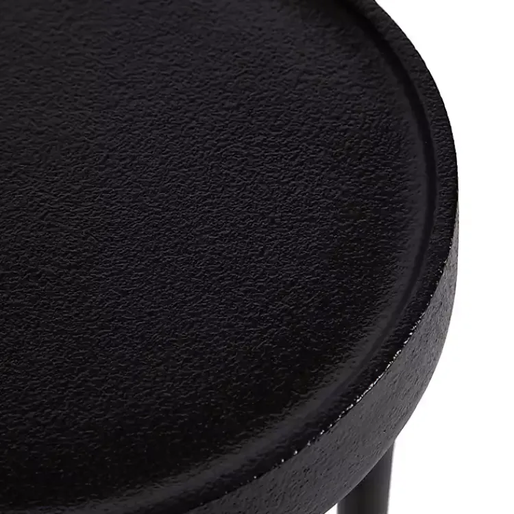 Kirklands Home Round Modern Cocktail Table Black Best