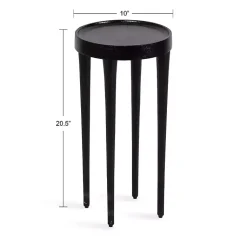 Kirklands Home Round Modern Cocktail Table Black Best