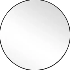 Kirklands Home Black Round Simple Frame Large Wall Mirror Online