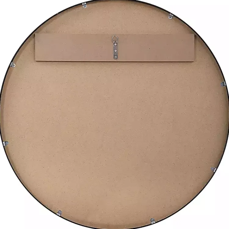 Kirklands Home Black Round Simple Frame Large Wall Mirror Online