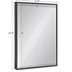 Kirklands Home Black Ryder Wall Mirror Sale