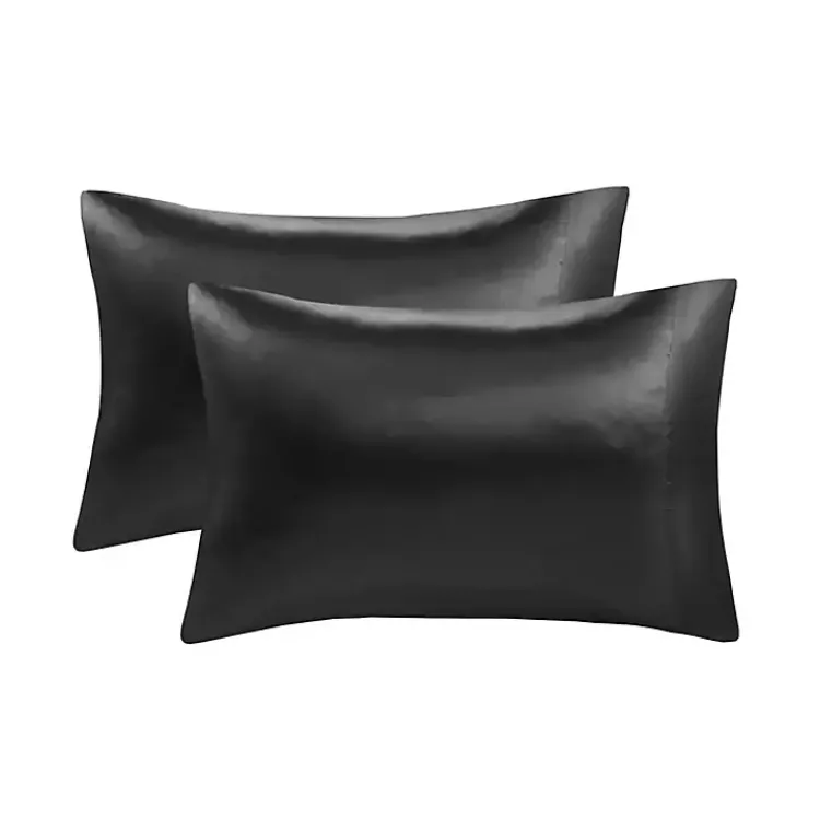 Kirklands Home Satin King 2-pc. Pillow Case Set Black Sale