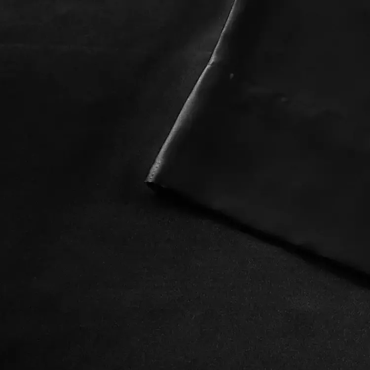 Kirklands Home Satin Standard 2-pc. Pillow Case Set Black Clearance
