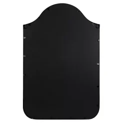 Kirklands Home Scalloped Arch Fellows Wall Mirror Black Discount