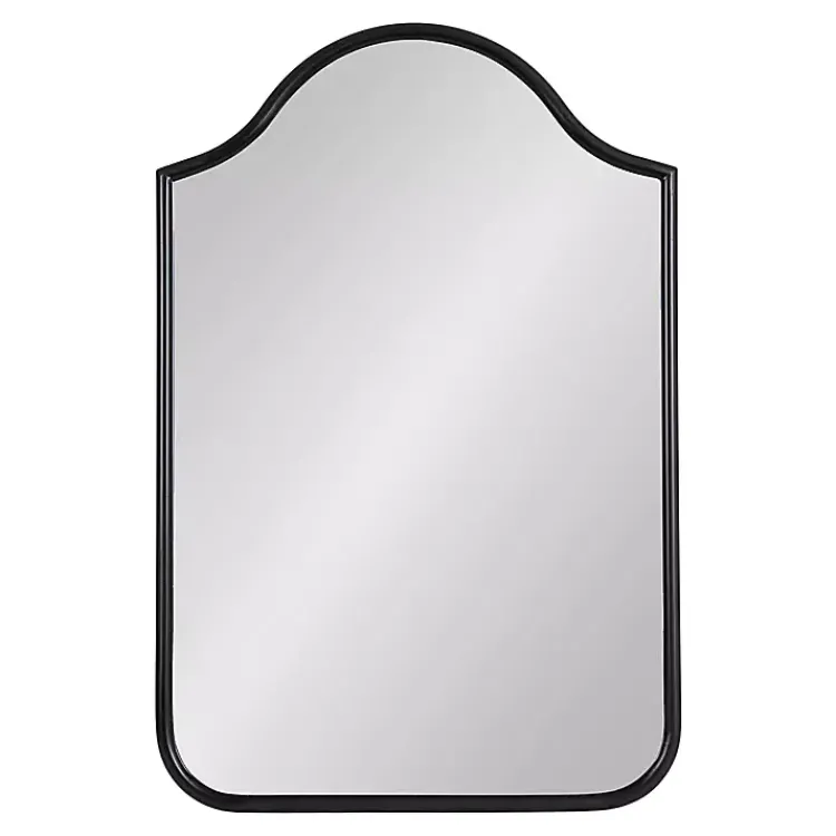 Kirklands Home Scalloped Arch Fellows Wall Mirror Black Discount