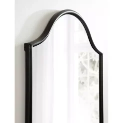 Kirklands Home Scalloped Arch Fellows Wall Mirror Black Discount