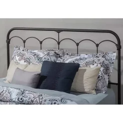 Kirklands Home Scalloped Metal Josie King Headboard Black Clearance