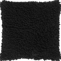 Pillows>Kirklands Home Shag Pillow Black