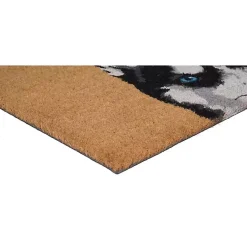 Kirklands Home Black Siberian Husky Doormat Discount