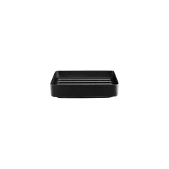 Kirklands Home Stainless Steel Nexio Soap Dish Black