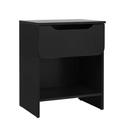 Kirklands Home Stanley Single Drawer Nightstand Black Online