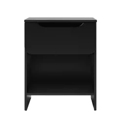 Kirklands Home Stanley Single Drawer Nightstand Black Online