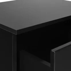 Kirklands Home Stanley Single Drawer Nightstand Black Online