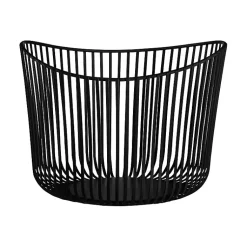 Kirklands Home Steel Modo Storage Basket Black Online