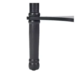 Kirklands Home Tegan Round Accent Table Black Best
