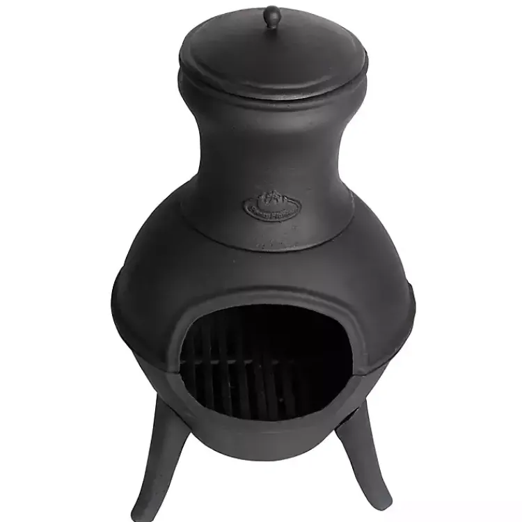Kirklands Home Terrace Fire Heater Black Outlet