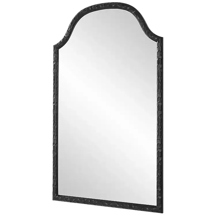 Kirklands Home Black Textured Arch Wall Mirror Online