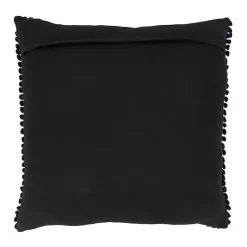 Pillows>Kirklands Home Textured Woven Diamond Throw Pillow Black