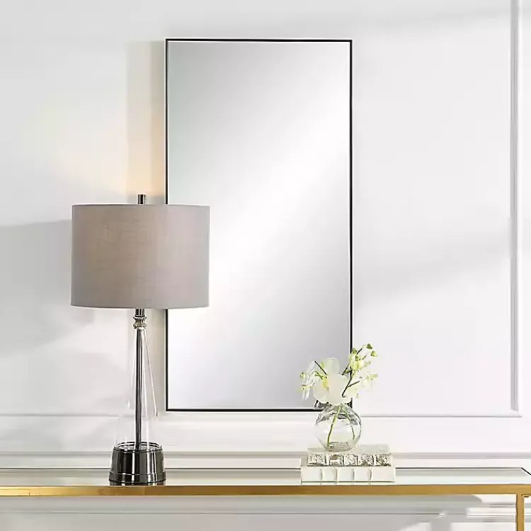 Kirklands Home Black Thin Frame Rectangle Wall Mirror Sale