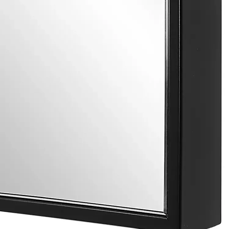 Kirklands Home Black Thin Frame Rectangle Wall Mirror Sale