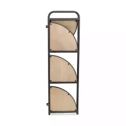 Kirklands Home Black 4-Tier Foldable Corner Shelf Sale
