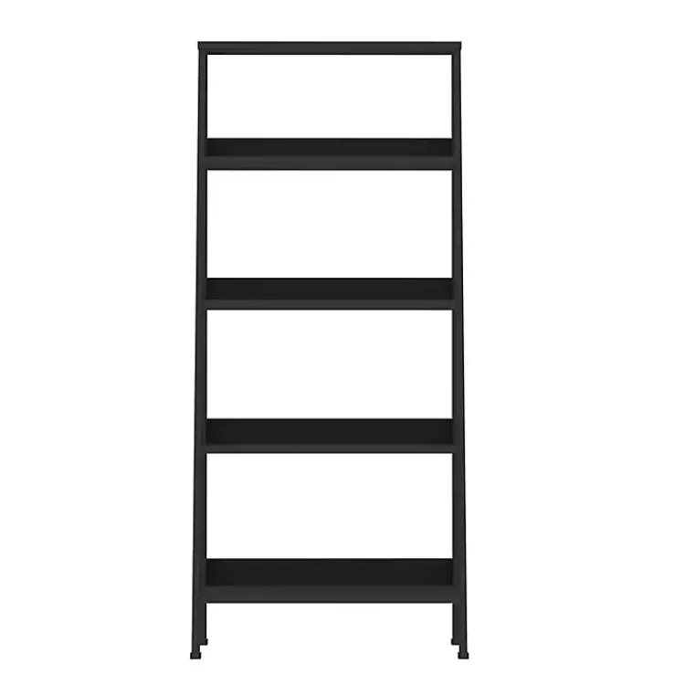 Kirklands Home 4-Tier Ladder Bookshelf Black Hot