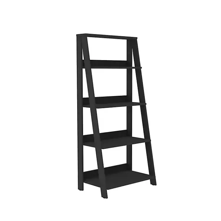 Kirklands Home 4-Tier Ladder Bookshelf Black Hot