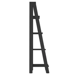 Kirklands Home 4-Tier Ladder Bookshelf Black Hot
