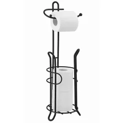 Kirklands Home Toilet Paper Storage Stand Black