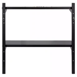 Kirklands Home Traditional Two-Tiered Wall Shelf Black Clearance