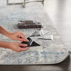 Kirklands Home Triangle Rug Grippers, Set of 8 Black Outlet